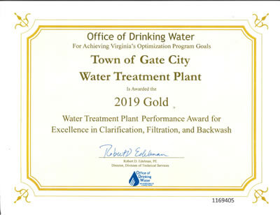 Water Treatment Plant Award